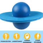 Balansavimo ir šokinėjimo kamuolys + pompa dovanų!