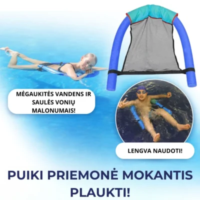 pluduriuojanti-kede-hamakas-aquazen-150-cm-melyna