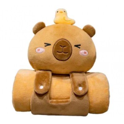 kapibaros-dizaino-antklode-su-pagalve-100x170-cm