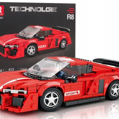 automobilio-konstruktorius-vaikams-raudonas-sportinis-modelis-413-detales