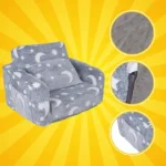 vaikiskas-pliusinis-kreslas-gultas-su-nuimamu-uzvalkalu