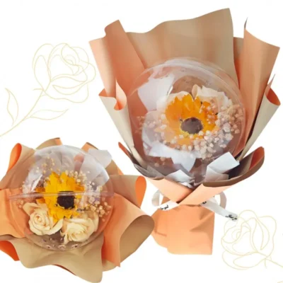 muiliniu-geliu-puokste-burbule-su-saulegraza