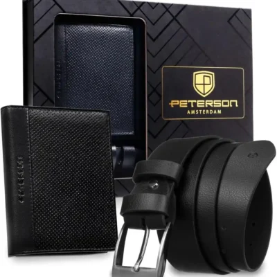 peterson-odinis-rinkinys-vyrams-pinigine-ir-dirzas-n4-dot-black