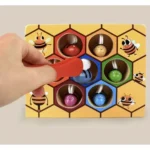 medinis-biciu-gaudymo-zaidimas-vaikams-su-pincetu