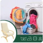 smelio-spalvos-fotelio-uzvalkalas-su-reljefiniu-lapu-rastu