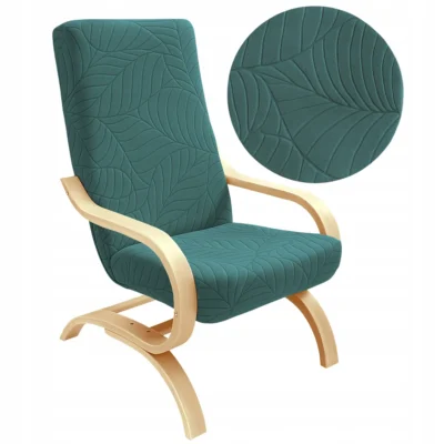 tamsiai-zalias-fotelio-uzvalkalas-su-reljefiniu-lapu-rastu