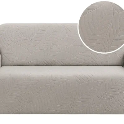 trivietis-tamprus-sofos-uzvalkalas-su-lapu-rastu-sviesiai-smelio-spalvos-190-230-cm