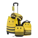 vaikiskas-lagaminu-rinkinys-su-kuprine-ir-pagalvele-bitutes-dizainas-5-daliu