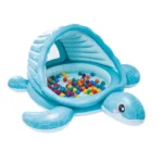 pripuciamas-vaikiskas-baseinas-vezlys-su-stogeliu-ir-kamuoliukais-218x206x97-cm
