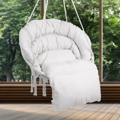 pakabinamas-kreslas-su-didele-pagalve-smelio-spalvos-iki-150-kg