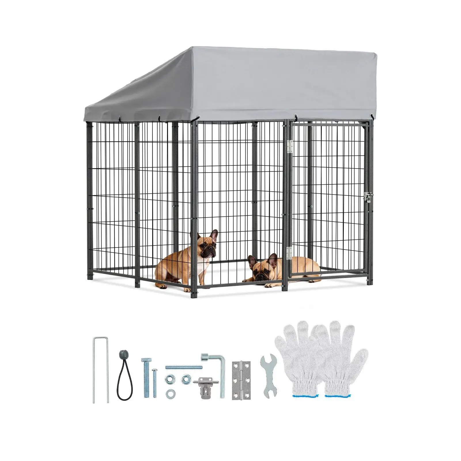 lauko-voljeras-suniui-su-stogeliu-112-x-115-x-125-cm lauko-voljeras-suniui-su-stogeliu-112-x-115-x-125-cm
