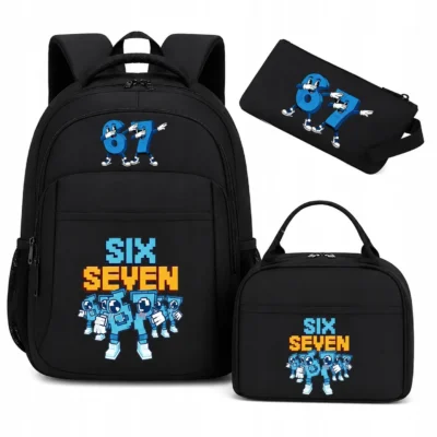 mokykline-kuprine-67-six-seven-su-penalu-ir-pietu-krepsiu-3in1-juoda
