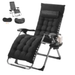 reguliuojama-poilsio-kede-gultas-66-cm-su-pagalve-ir-staliuku-juoda