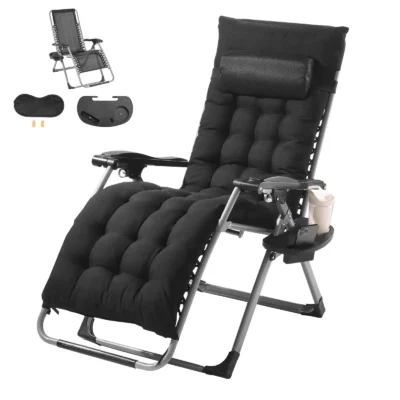 reguliuojama-poilsio-kede-gultas-66-cm-su-pagalve-ir-staliuku-juoda