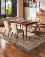 skalbiamas-trumpaplaukis-kilimas-229-x-290-cm-rudai-zalias-vintazinio-stiliaus