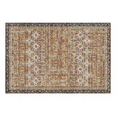 skalbiamas-trumpaplaukis-kilimas-183-x-274-cm-rudai-zalias-vintazinio-stiliaus