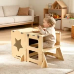 montessori-bokstelis-vaikams-4-in-1-su-staliuku-ir-kedute