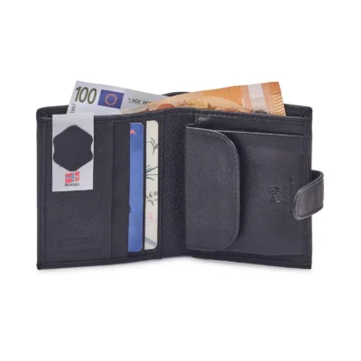 naturalios-odos-vyriska-pinigine-rfid-nordee-gw-5808-juoda
