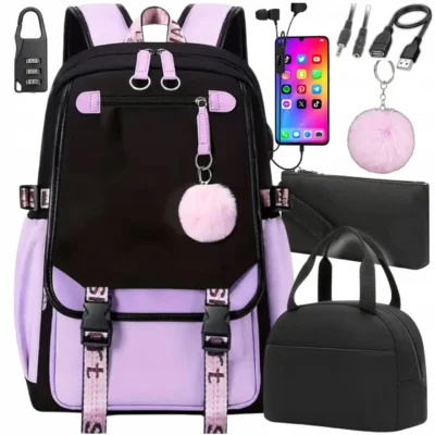 mokykline-kuprine-su-penalu-ir-termo-pietu-krepsiu-7-in-1-violetine-su-juoda