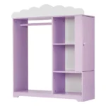 vaikiska-drabuziu-spinta-su-veidrodziu-ir-lentynomis-violetine