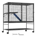 dviaukstis-metalinis-narvas-seskams-ir-grauzikams-su-ratukais-92-x-58-x-100-cm
