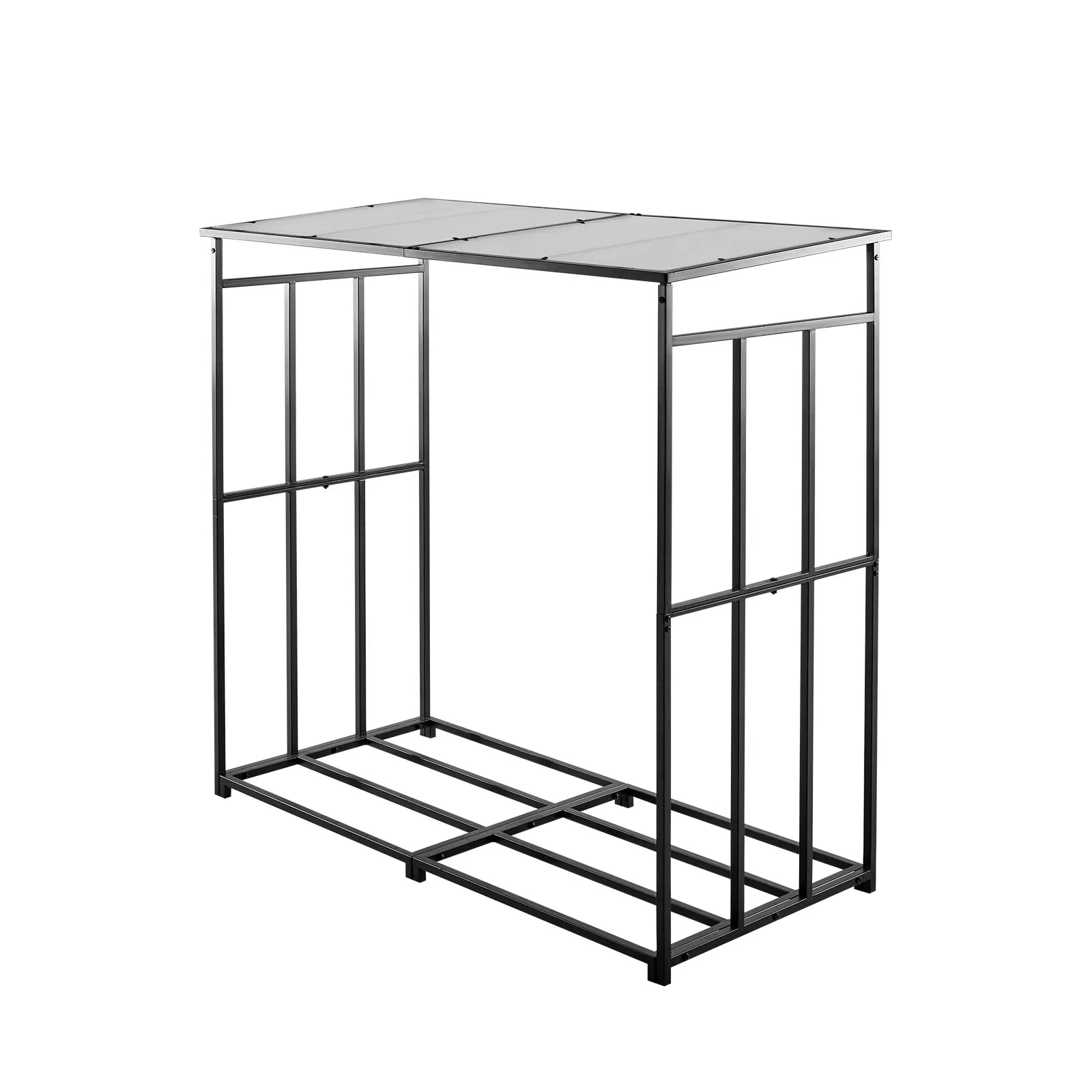lauko-malku-stovas-su-nuozulniu-polikarbonato-stogu-143-cm lauko-malku-stovas-su-nuozulniu-polikarbonato-stogu-143-cm