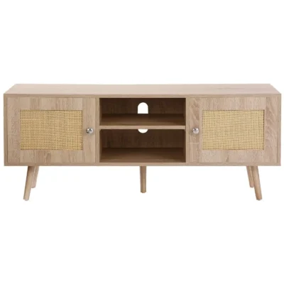 tv-spintele-su-rotango-durelemis-ir-reguliuojama-lentyna-120-cm-azuolo-spalvos