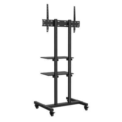 mobilus-tv-stovas-su-ratukais-ir-2-lentynomis-32-70-coliu-televizoriams-iki-60-kg