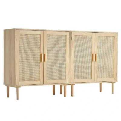 2-spinteliu-komplektas-su-rotango-durelemis-80-cm-naturalios-medienos-spalvos