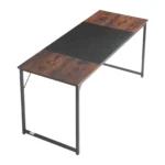 kompiuterinis-stalas-160-x-60-cm-su-metaliniu-remu-rudas-su-juodu