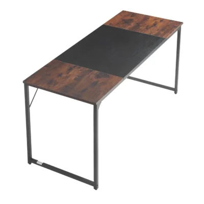 kompiuterinis-stalas-160-x-60-cm-su-metaliniu-remu-rudas-su-juodu