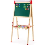 vaikiskas-molbertas-3-in-1-su-magnetine-lenta-kreidine-lenta-ir-popieriaus-ritiniais-reguliuojamas-3-14-m