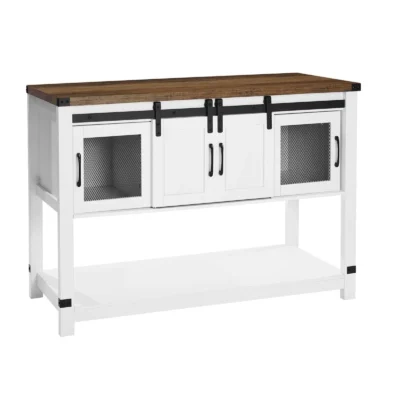 kavos-baro-spintele-120-x-398-x-83-cm-4-lentynu-su-stumdomomis-durimis-kaimisko-stiliaus