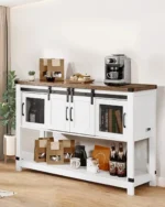 kavos-baro-spintele-120-x-398-x-83-cm-4-lentynu-su-stumdomomis-durimis-kaimisko-stiliaus