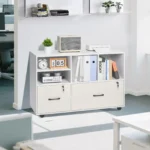 mobili-daiktu-laikymo-spintele-su-ratukais-2-uzrakinamais-stalciais-108-x-40-x-732-cm-balta