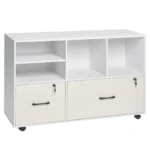 mobili-daiktu-laikymo-spintele-su-ratukais-2-uzrakinamais-stalciais-108-x-40-x-732-cm-balta