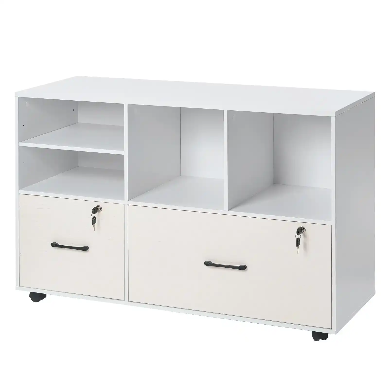 mobili-daiktu-laikymo-spintele-su-ratukais-2-uzrakinamais-stalciais-108-x-40-x-732-cm-balta mobili-daiktu-laikymo-spintele-su-ratukais-2-uzrakinamais-stalciais-108-x-40-x-732-cm-balta