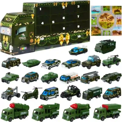 advento-kalendorius-su-karine-technika-24-zaislines-transporto-priemones