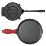 ketaus-tortiliju-presas-20-cm-su-keptuve-ir-kepimo-popieriumi